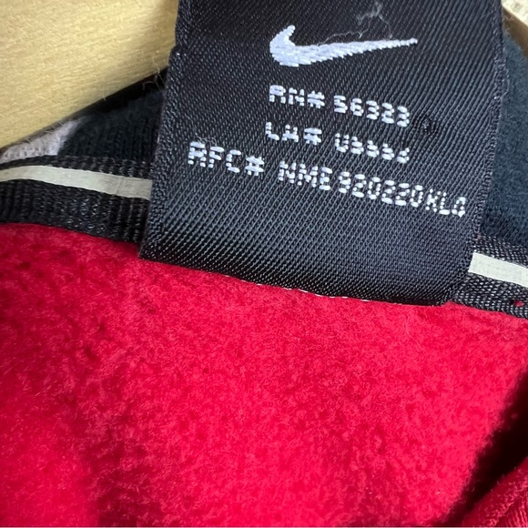 RARE Vintage Cincinnati Reds MLB Nike Center Swoosh Hoodie XL - Picture 6 of 9